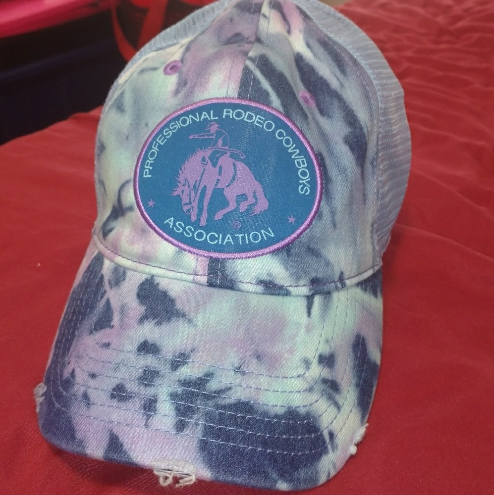 New PRCA tie dye cap